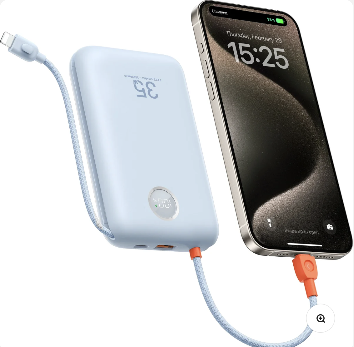 K2 Laptop 20000mAh PD35W Power Bank with LED Display